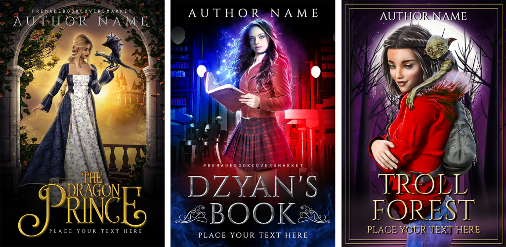 premade covers. fantasy, YA, Children category. www.premadebookcoversmarket.com